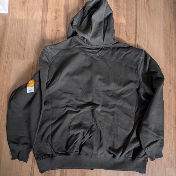 NWT Carhartt Rain Defender® Heavyweight Full-Zip Hoodie – 2XL, color peat - Picture 6 of 9